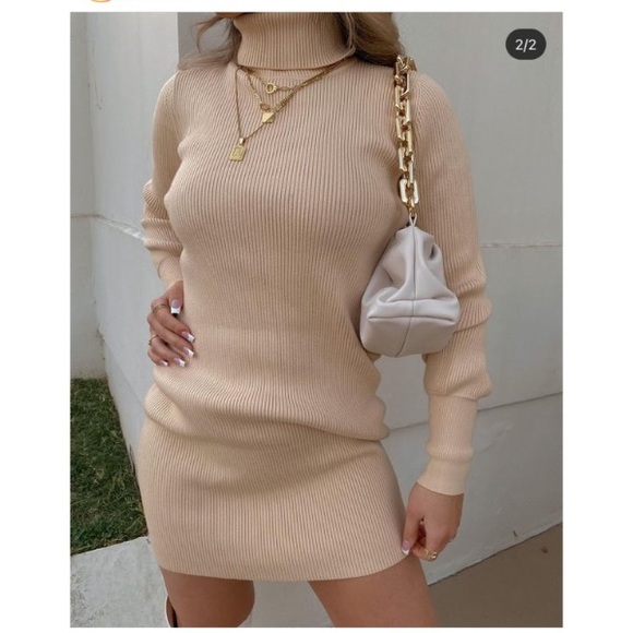 NWOT! GYPSY QUEEN Turtle Neck Dress - Picture 1 of 4